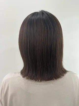 ミディアム 【北千住】🌈韓国風 レイヤー✨小顔カットのヘアスタイル