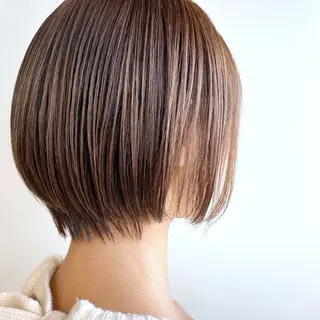 ショート カラー ボブ/レイヤー/透明 感カラー/dai🌿のヘアスタイル