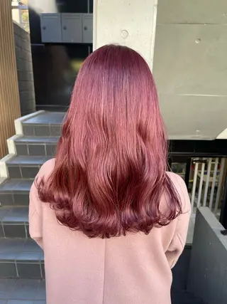 セミロング カラー 東梅田エリアカラー ヘアセットNo. 1のヘアスタイル