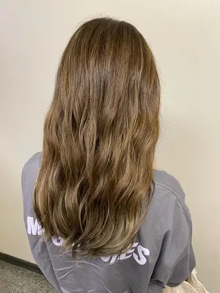 セミロング カラー 髪質改善×METEO 店長 貞松直也のヘアスタイル