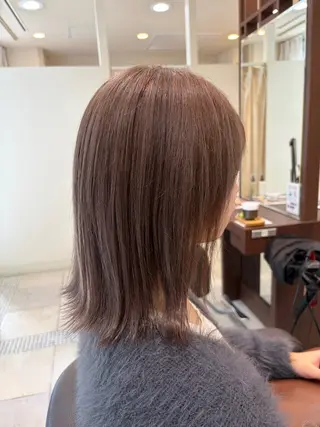 ミディアム FaB千葉所属・【暖色ハイトーン】 HARUNA🌼のヘアスタイル