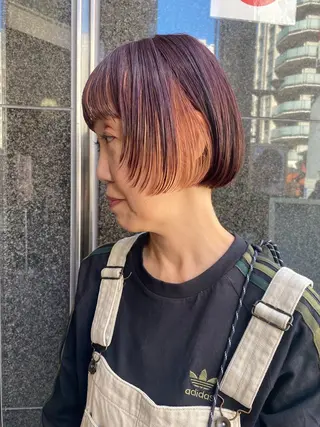 ショート sea's所属・ヒラカホ/矢場町/ ブリーチ/似合わせのヘアスタイル
