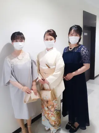 ミディアム ヘアアレンジ Hair&Make Delight*のヘアスタイル