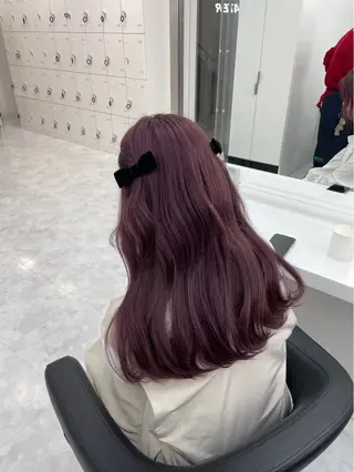 カラー ユイ☆ハイトーン ☆ブリーチデザインのヘアスタイル