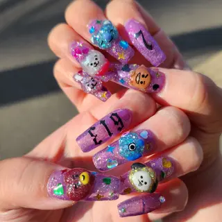 ネイル 💜bora .のネイルデザイン