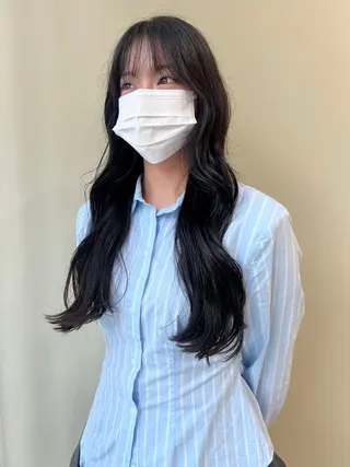 ロング カラー tomu/天神大名/ 透明感カラー🐧のヘアスタイル