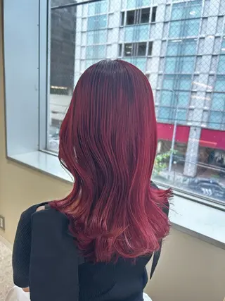ミディアム カラー 🩰ニシムラヒカリ 半個室salon♡*のヘアスタイル