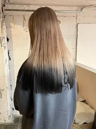 ロング カラー iru所属・mi kiのヘアスタイル