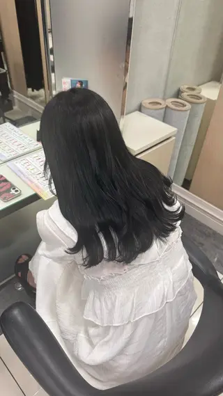 セミロング カラー 透明感カラー/韓国風 /sakuraのヘアスタイル