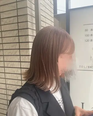 ミディアム カラー ヘアアレンジ La fith hair Bathたまプラーザ店所属・ダブルカラー🌈 yuraのヘアスタイル
