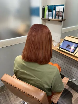 ミディアム カラー 🫧tomoka 透明感カラー🫧のヘアスタイル