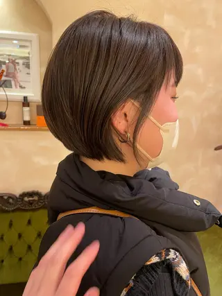 ショート ボブ ホノカのヘアスタイル