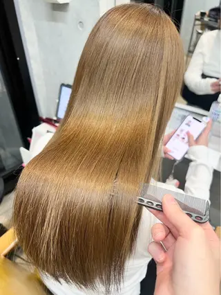ロング 清水 真之介のヘアスタイル