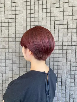ショート 🐰ツヤ感カラー🐰 ななこのヘアスタイル