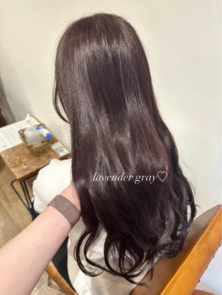 ロング カラー ヘアアレンジ himawari♡ 柔らかいカラーのヘアスタイル