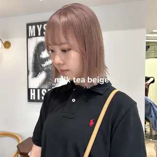 カラー 暖色カラー推し/ トヤエリコのヘアスタイル