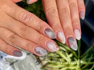 セミロング Mikami Nanaのネイルデザイン