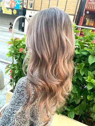 セミロング 髪質改善🇰🇷レイ ヤーカット/艶透明髪のヘアスタイル