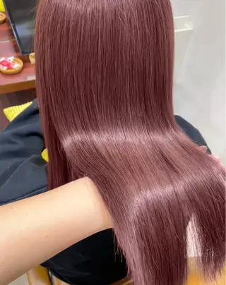 ロング カラー 透明感/暖色/艶感 TAMA🍓🍓のヘアスタイル