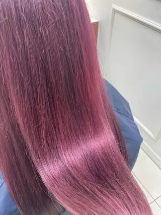 ロング 暖色🎀ゆるふわ☁️ MOERI 🍒のヘアスタイル