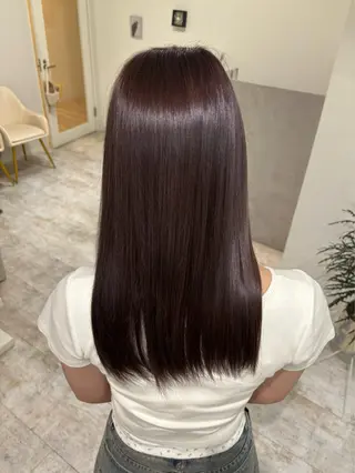 ロング カラー ate.心斎橋 まゆのヘアスタイル