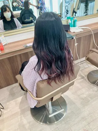 ロング カラー Re:st所属・Miyavi/カラー ショートボブのヘアスタイル