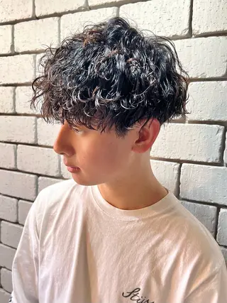 ショート パーマ メンズ men’s salon NOA solte. 【メンズサロン ノアソルテ】所属・メンズパーマ職人 加藤 弘貴のヘアスタイル