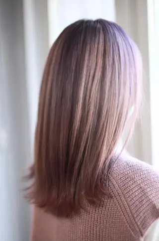 セミロング カラー 大西 カズマのヘアスタイル