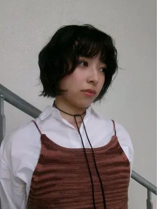 ミディアム 伊藤ほのか /パーマ/ショートのヘアスタイル