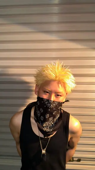 ショート HARUKI🏔️/ メンズ/透け感カラーのヘアスタイル