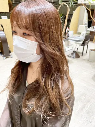 ロング カラー KURO/韓国ヘア /レイヤーカットのヘアスタイル