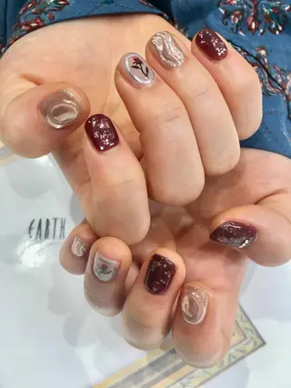 ネイル 佐藤 まりえのネイルデザイン