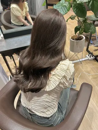 セミロング Chere金剛店 妃南のヘアスタイル