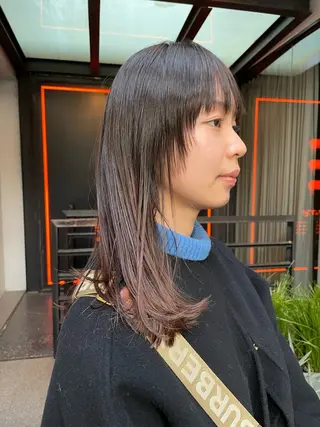 ミディアム Luxe所属・Luxe表参道 髪質改善　奈良のヘアスタイル