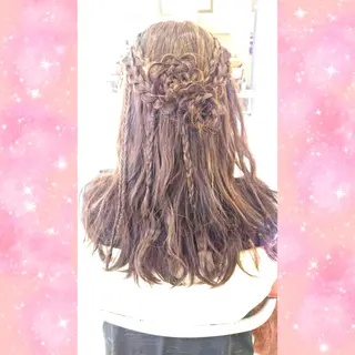 ロング ヘアアレンジ Hair VERDEのヘアスタイル