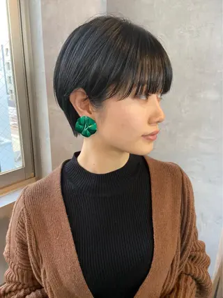 ショート Lond mare 天神大名店所属・✨ウメダナオヤ✨ 時短×大人ショートのヘアスタイル