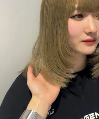 ロング air-fukuoka所属・田中 奈々美のヘアスタイル