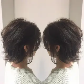 ショート カラー hair  design nico*  ヘアデザイン ニコ所属・中間 将人のヘアスタイル