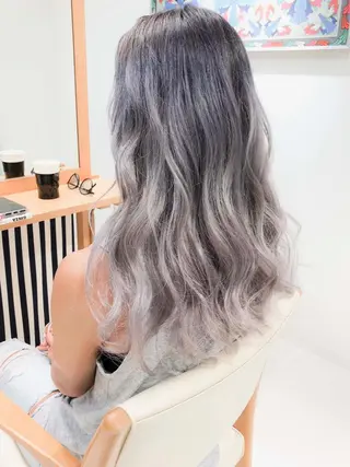 ロング カラー Days 透明感カラーのヘアスタイル