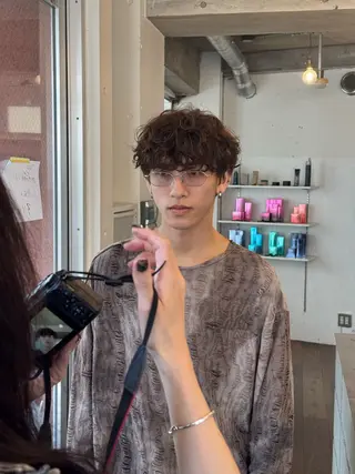 メンズ 原 鉄心のヘアスタイル