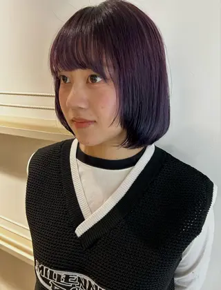 ショート カラー キクチ ホナミのヘアスタイル