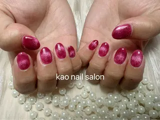 ネイル kao nail マグネット/長さだしのネイルデザイン