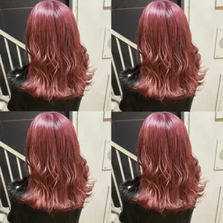 セミロング カラー ヘアアレンジ 🦋韓国ヘア 坂本 菜摘🦋のヘアスタイル