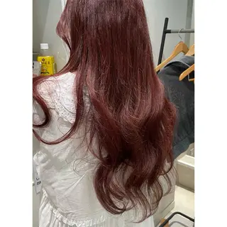 ロング カラー ピンクカラー🎀/ ミルクティー🍼花音のヘアスタイル