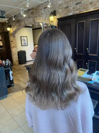 ロング 🧡ミルクティー/ レイヤー🧡ショウナのヘアスタイル