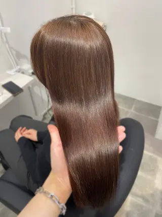 ロング YUZU🎀顔まわり ×レイヤー×髪質改善のヘアスタイル