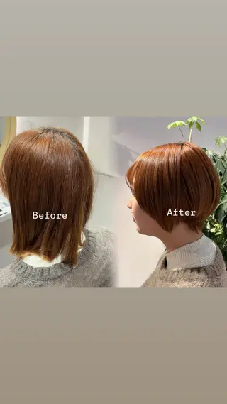 ショート 瀬戸 杏珠のヘアスタイル