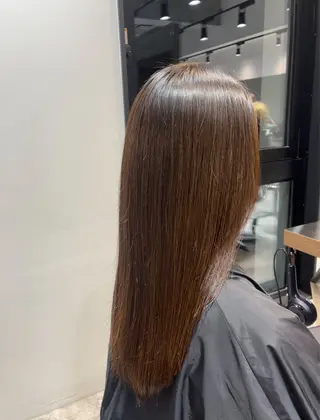 ロング パーマ fifthパーマ透明 感カラー✨齊藤晋壱朗のヘアスタイル