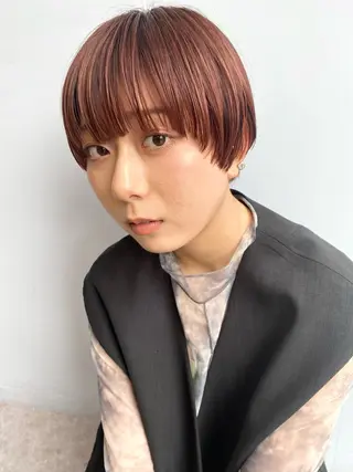 ショート garage.所属・吉田 慎冴/メンズパーマのヘアスタイル