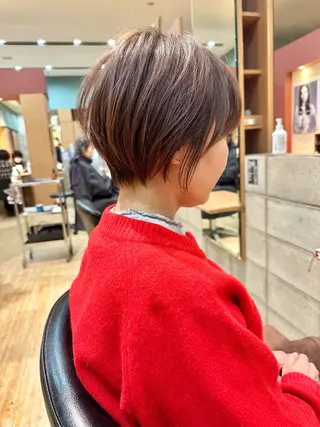 ショート カラー i.+sapporo所属・ショート/レイヤー /札幌/小山内のヘアスタイル